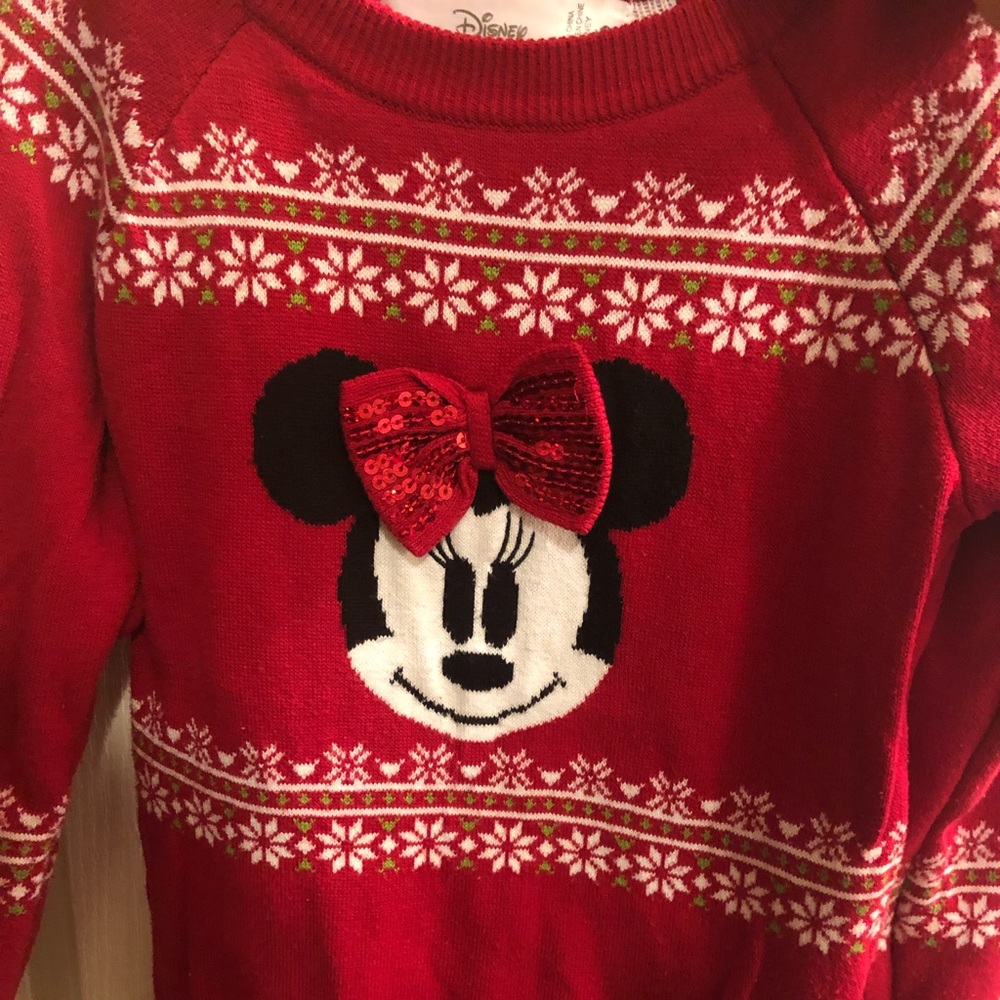 Disney Minnie Mouse Christmas Sweater
